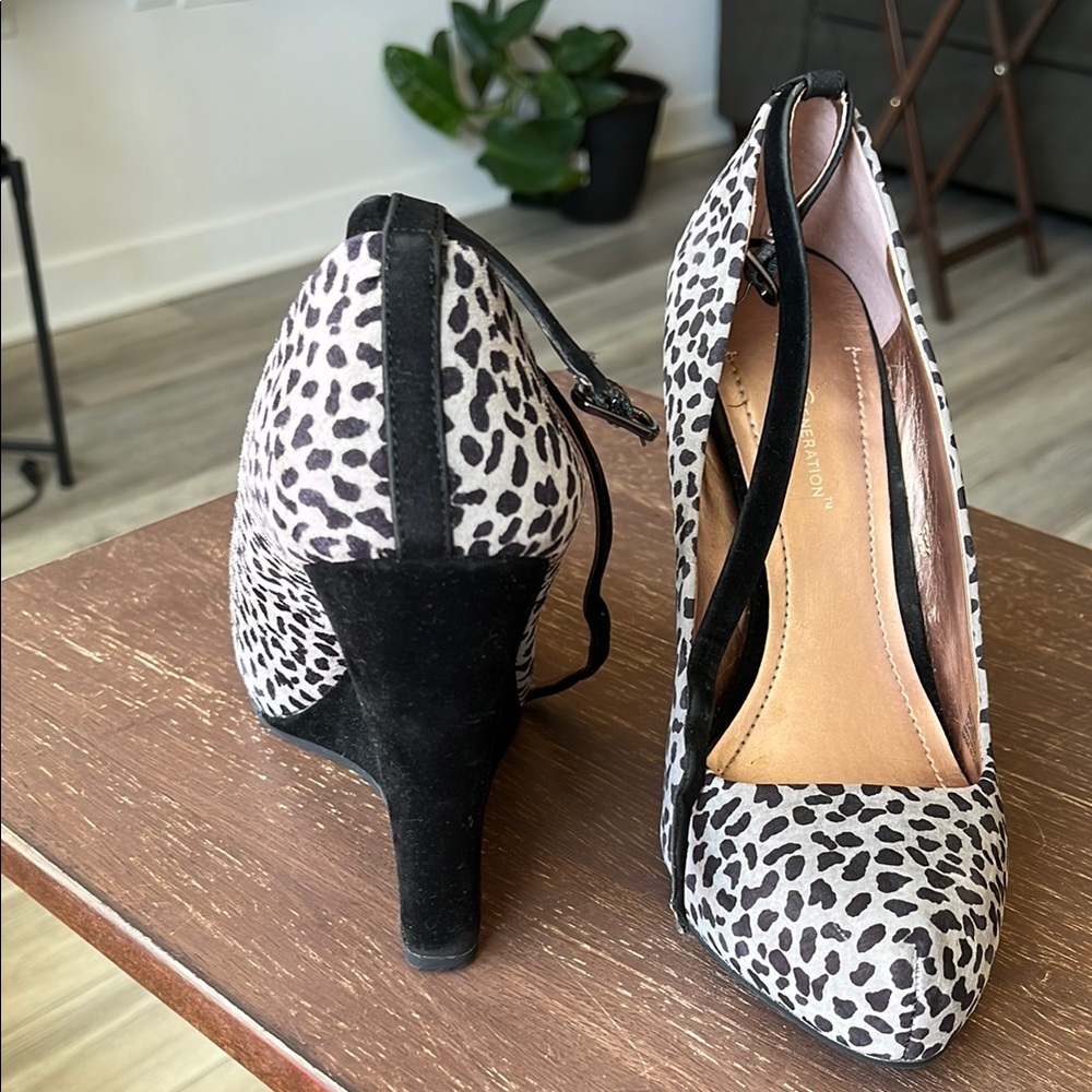 Bcbgeneration Black And Gray Leopard Print Women'… - image 3